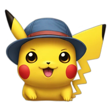 Pikachu Santana sticker