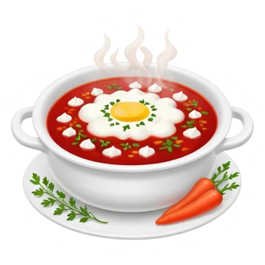 Ukrainian borsch sticker