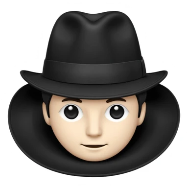 And a white stripe Black Fadora with no man or face or assecorys sticker