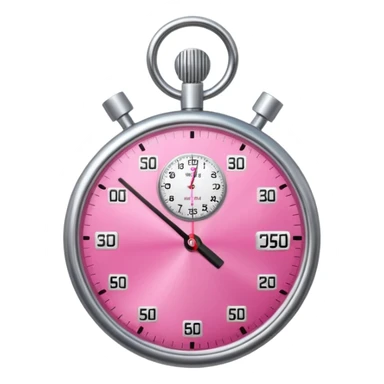 pink stopwatch  sticker