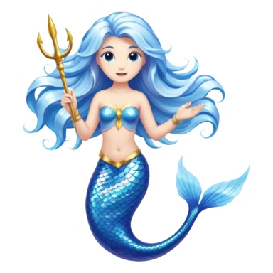 mermaid unicorn hybrid sticker