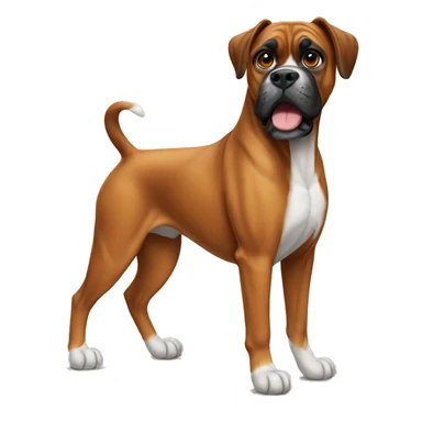 German Boxer Dog sticker