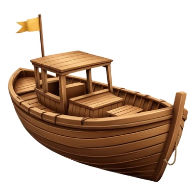 brown Boat Ride  sticker