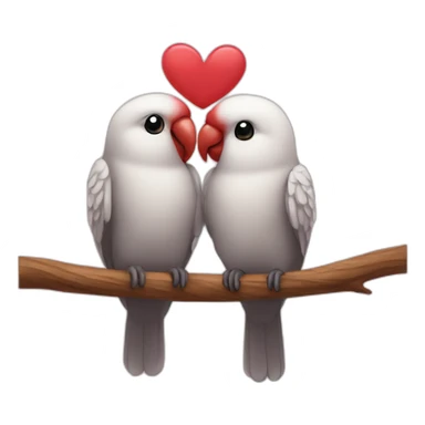 Lovebirds sticker