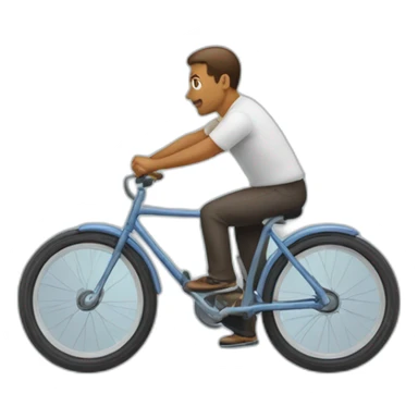une personne qui fait des roues arriere sticker