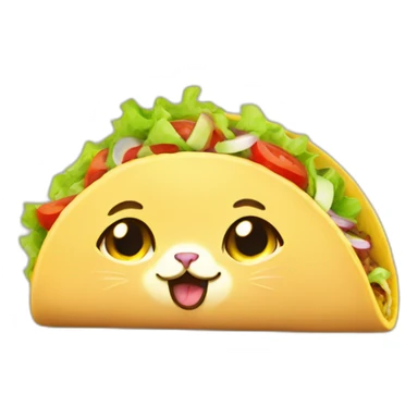 Taco cat sticker