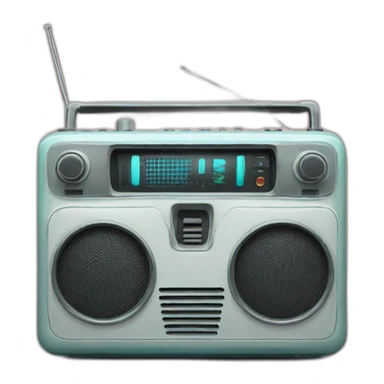 Radio active junk sticker