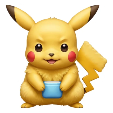 pikachu down syndroom sticker