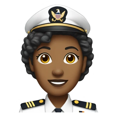U.S. Navy Senior Chief light brown skin one woman sticker