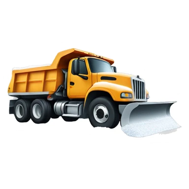 Snowplow truck sticker