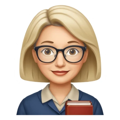 middle aged, The wise librarian sticker