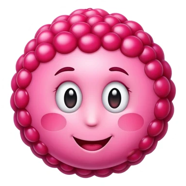 emoji framboise iphone sticker