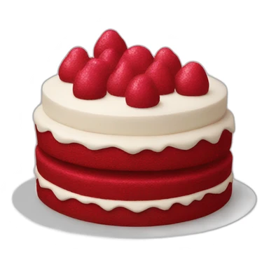 Red velvetcake sticker