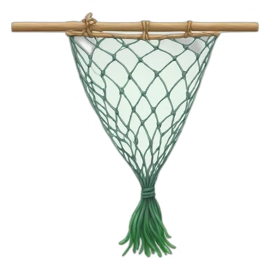 fishing net sticker