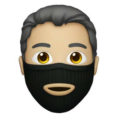 anonymous mask with black sweater sticker