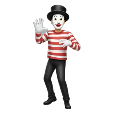 Mime sticker