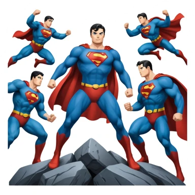 A comic book depicting the Superman Wars sticker