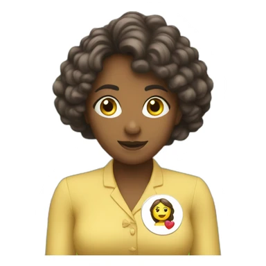 Miss is explaining English in the park  sticker