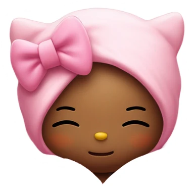 Hello kitty sleeping sticker