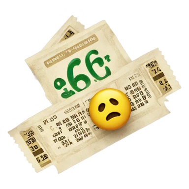 Lottery ticket sticker