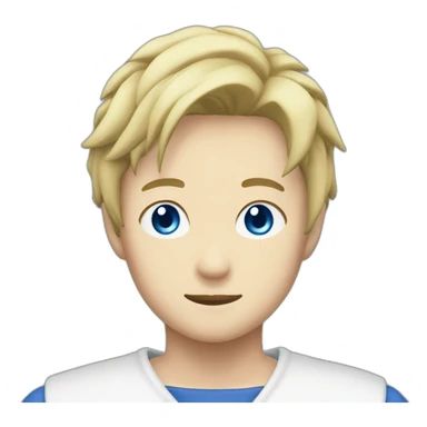 gojo satoru with blue eyes sticker