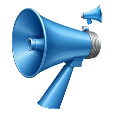 An icon featuring a megaphone, a press release, and a social media icon, symbolizing advertising and public relations. The design includes a billboard and communication network lines, representing brand promotion and media outreach. Transparent background highlights the power of communication. sticker