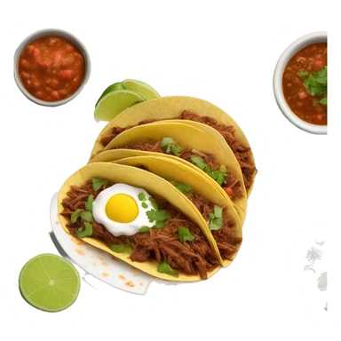 A plate of birria tacos with a side bowl of consume  sticker