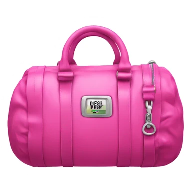 Pink diesel bag sticker