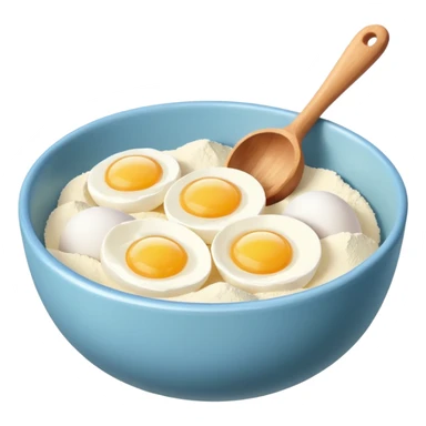 baking ingredients before preparation sticker