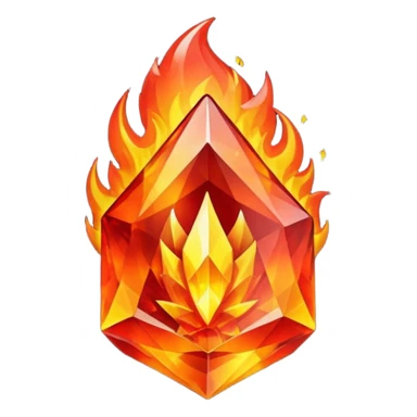 FIRE CRYSTAL sticker