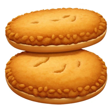 orange breaded oval cutlet sticker