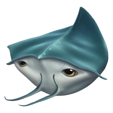 Majestic stingray  sticker