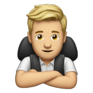 A drunk Man in a bentley car sticker