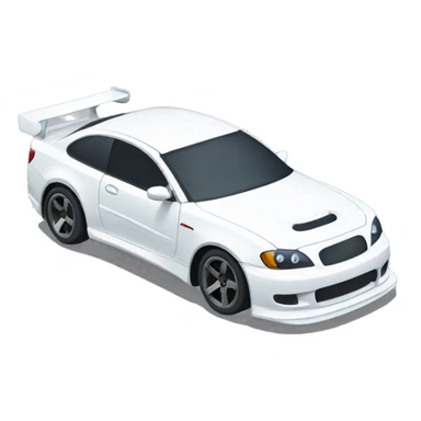 A widebody car with camber sticker