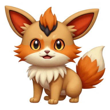 Litten-Eevee-Meowth-fusion sticker