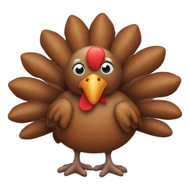 Thanksgiving turkey sticker