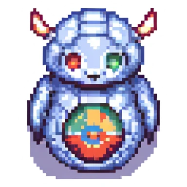 rayo, estilo pixel art, diseño retro sticker