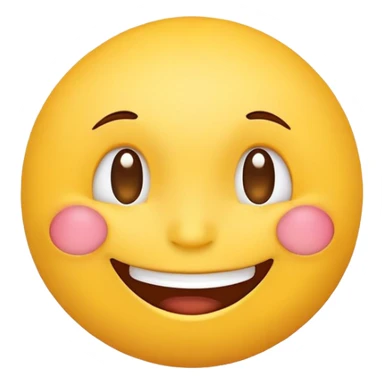 Funny Simple Round Yellow Face Emoji Expression  sticker