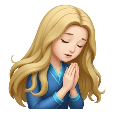 Woman Bowing sticker