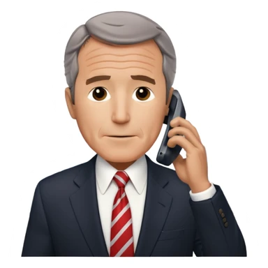  emoji of the world trade center with a plane crashed into it and george bush on a phone in front of them sticker