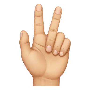 "A hand emoji gesture where the fist is closed, and the thumb is poking out between the index and middle fingers." 👊 sticker