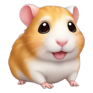 hamster in love sticker