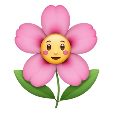 pink flower aesthetic minimal emoji sticker