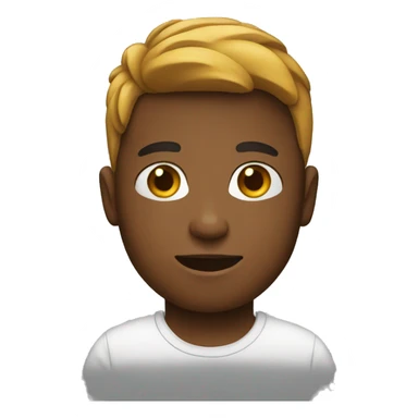 Boywearing t shirt sticker