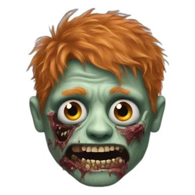 Zombie ed sheeran sticker
