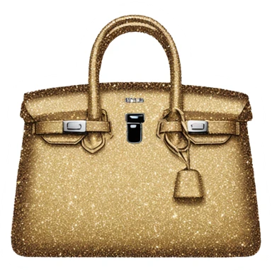 Glitter birkin sticker