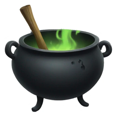 witch cauldron sticker