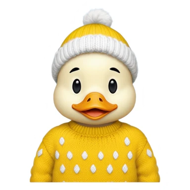 sweaters with ducks sticker