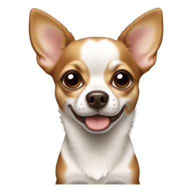Chihuahua brown and white sticker
