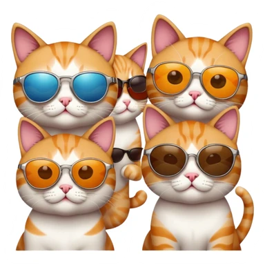 cats on tour sticker